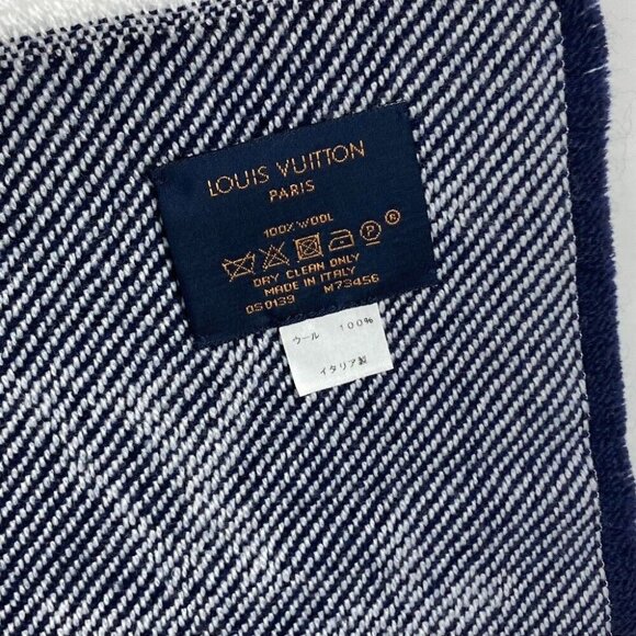 LOUIS VUITTON Monogram Echarpes-Monogram cozy Fringe Stole / Shawl Scarf - Picture 5 of 7